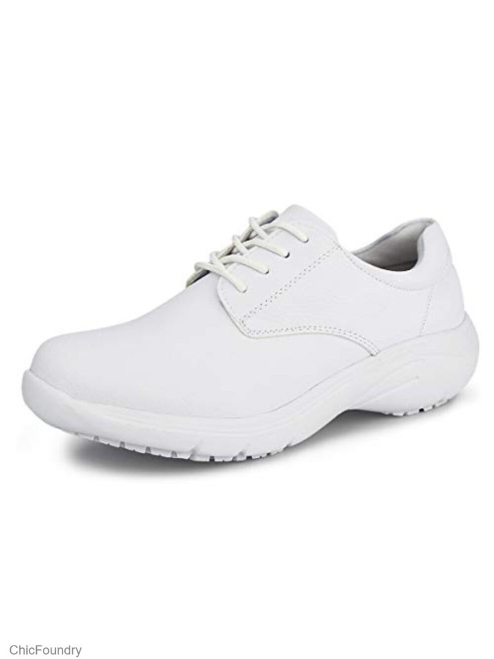 Women's Slip Resistant Work Shoes Lace Up Comfortable Nursing Shoes